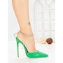 Pantofi Stiletto TOT-133 GREEN | L.DAY