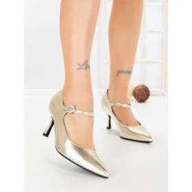 Pantofi Stiletto H004 GOLD | L.DAY
