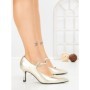 Pantofi Stiletto H004 GOLD | L.DAY