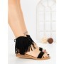 Sandale Dama cu Talpa Joasa WL641 BLACK | ABLOOM