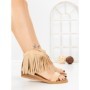 Sandale Dama cu Talpa Joasa WL641 BEIGE | ABLOOM