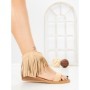 Sandale Dama cu Talpa Joasa WL641 BEIGE | ABLOOM