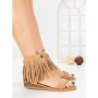 Sandale Dama cu Talpa Joasa WL641 KHAKI | ABLOOM