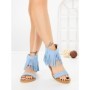 Sandale Dama cu Talpa Joasa WL641 BLEU | ABLOOM