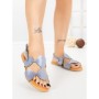 Sandale Dama cu Talpa Joasa SY1141 BLUE | ABLOOM