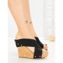 Papuci Dama cu Platforma SY1041 BLACK | ABLOOM