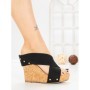 Papuci Dama cu Platforma SY1041 BLACK | ABLOOM