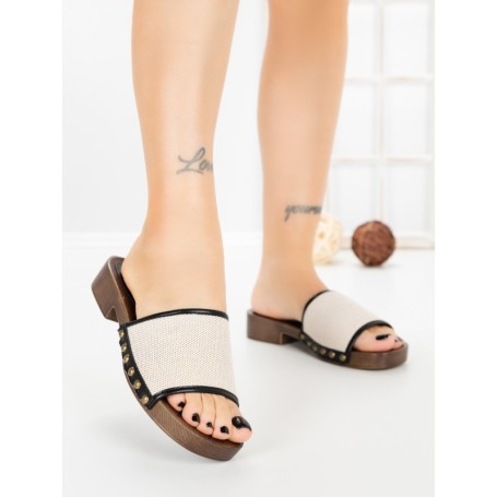 Papuci Dama cu Talpa Joasa L6-82-1 BLACK | ABLOOM