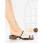 Papuci Dama cu Talpa Joasa L6-82-1 BLACK | ABLOOM