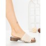 Papuci Dama cu Talpa Joasa L6-82-2 BEIGE | ABLOOM