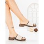 Papuci Dama cu Talpa Joasa L6-82-4 BROWN | ABLOOM
