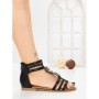 Sandale Dama cu Talpa Joasa SY1086 BLACK | ABLOOM