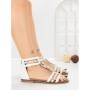 Sandale Dama cu Talpa Joasa SY1086 WHITE | ABLOOM