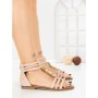 Sandale Dama cu Talpa Joasa SY1086 PINK | ABLOOM