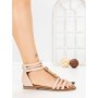Sandale Dama cu Talpa Joasa SY1086 PINK | ABLOOM