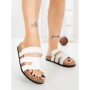 Papuci Dama cu Talpa Joasa SY1107 WHITE | ABLOOM