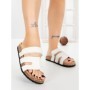 Papuci Dama cu Talpa Joasa SY1107 WHITE | ABLOOM