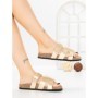 Papuci Dama cu Talpa Joasa SY1107 GOLD | ABLOOM
