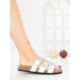Papuci Dama cu Talpa Joasa SY1107 SILVER | ABLOOM