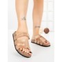 Papuci Dama cu Talpa Joasa SY1107 CHAMPAGNE | ABLOOM