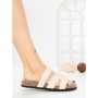 Papuci Dama cu Talpa Joasa SY1107 BEIGE | ABLOOM