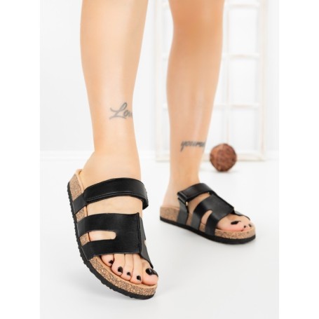 Papuci Dama cu Talpa Joasa SY1107 BLACK | ABLOOM