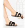 Papuci Dama cu Talpa Joasa SY1107 BLACK | ABLOOM