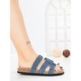 Papuci Dama cu Talpa Joasa SY1107 JEANS | ABLOOM