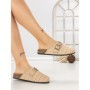 Papuci Dama cu Talpa Joasa 5LE36 KHAKI | MEI
