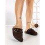 Papuci Dama cu Talpa Joasa 5LE36 BROWN | MEI