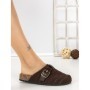 Papuci Dama cu Talpa Joasa 5LE36 BROWN | MEI
