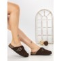 Papuci Dama cu Talpa Joasa 5LE36 BROWN | MEI