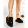 Papuci Dama cu Talpa Joasa 5LE70 BLACK | MEI