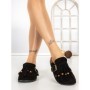 Papuci Dama cu Talpa Joasa 5LE70 BLACK | MEI