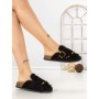 Papuci Dama cu Talpa Joasa 5LE70 BLACK | MEI