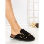 Papuci Dama cu Talpa Joasa 5LE70 BLACK | MEI