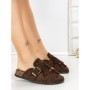 Papuci Dama cu Talpa Joasa 5LE70 BROWN | MEI