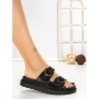 Papuci Dama cu Talpa Joasa 5LE106 ALL BLACK | MEI