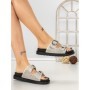 Papuci Dama cu Talpa Joasa 5LE106 WHITE | MEI