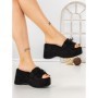 Papuci Dama cu Platforma 5LE33 BLACK | MEI