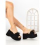 Papuci Dama cu Platforma 5LE33 BLACK | MEI