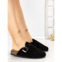 Papuci Dama cu Talpa Joasa 5LE37 BLACK | MEI