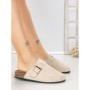 Papuci Dama cu Talpa Joasa 5LE37 BEIGE | MEI
