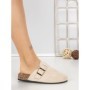 Papuci Dama cu Talpa Joasa 5LE37 BEIGE | MEI