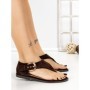 Sandale Dama cu Talpa Joasa 5LE58 MOCHA | MEI