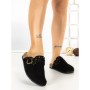 Papuci Dama cu Talpa Joasa 5LE108 BLACK | MEI