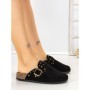 Papuci Dama cu Talpa Joasa 5LE108 BLACK | MEI