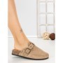 Papuci Dama cu Talpa Joasa 5LE108 KHAKI | MEI