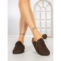 Papuci Dama cu Talpa Joasa 5LE108 BROWN | MEI