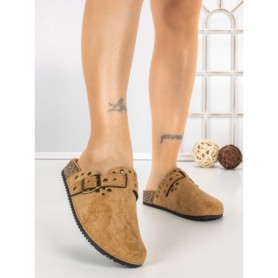 Papuci Dama cu Talpa Joasa 5LE108 CAMEL | MEI